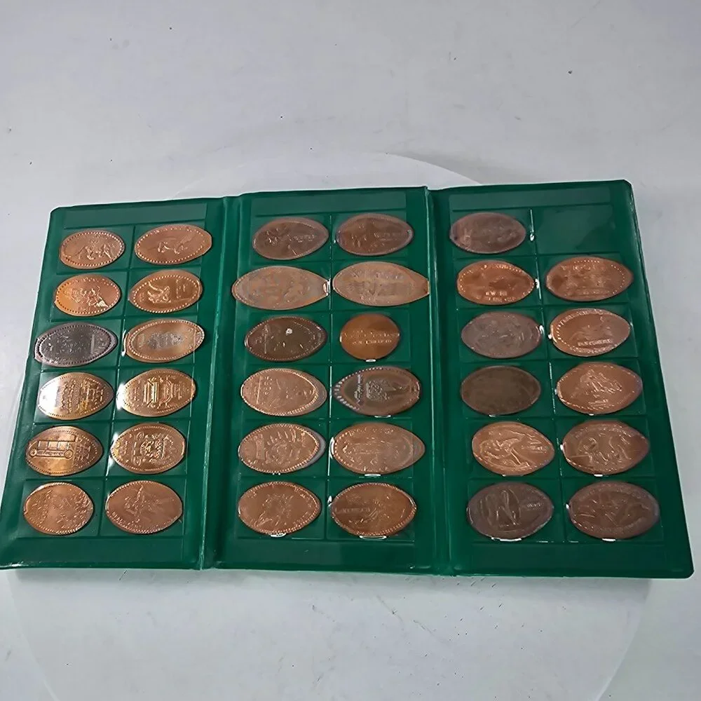Pressed Pennies Collecting Book San Antinio Zoo Sea World Universal Studios